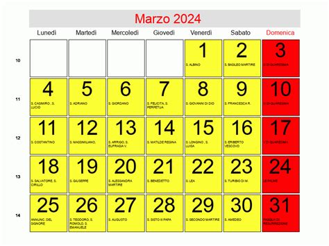 eventi mese di marzo 2024